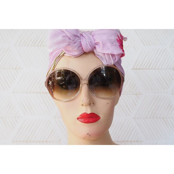 Vintage 1980s Sunglasses Drop Temples New Old Stock Retro Disco Grandma chic main image 9
